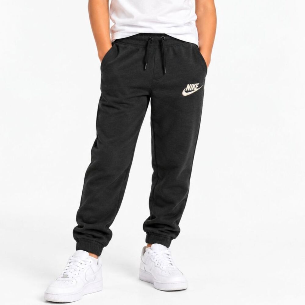 🔥5 for $30🔥 Nike Boys’ Black Fleece Drawstring Jogger Sweatpants | Size XS